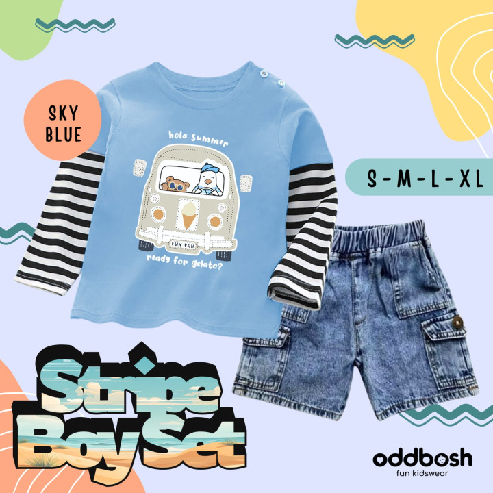 PO STRIPE BOY SET BY ODDBOSH