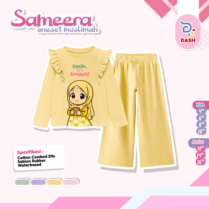PO SAMEERA ONESET MUSLIMAH BY DASH
