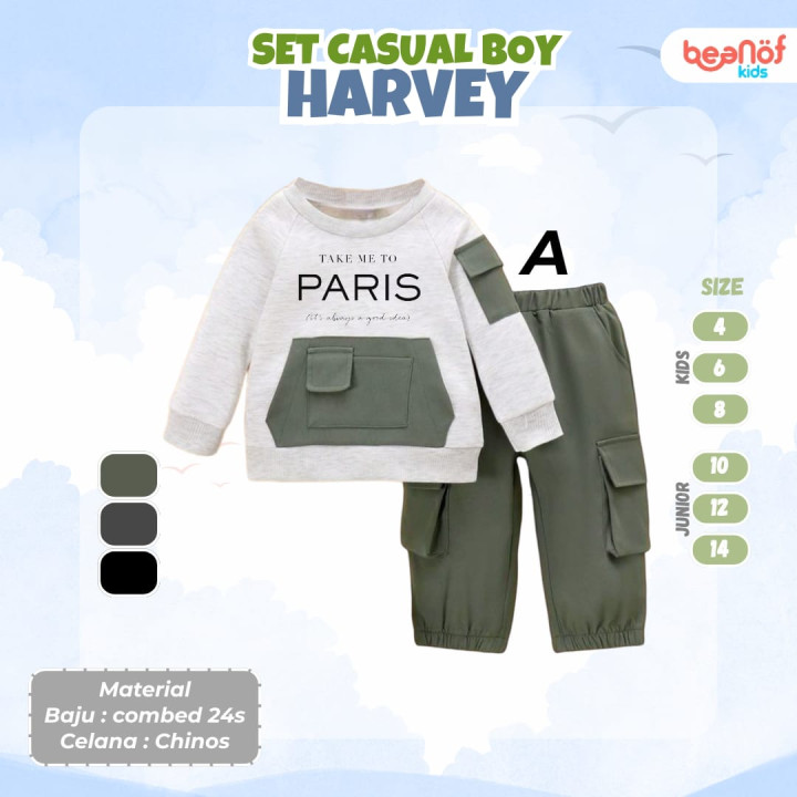 PO SET CASUAL BOY HARVEY BY BEANOF