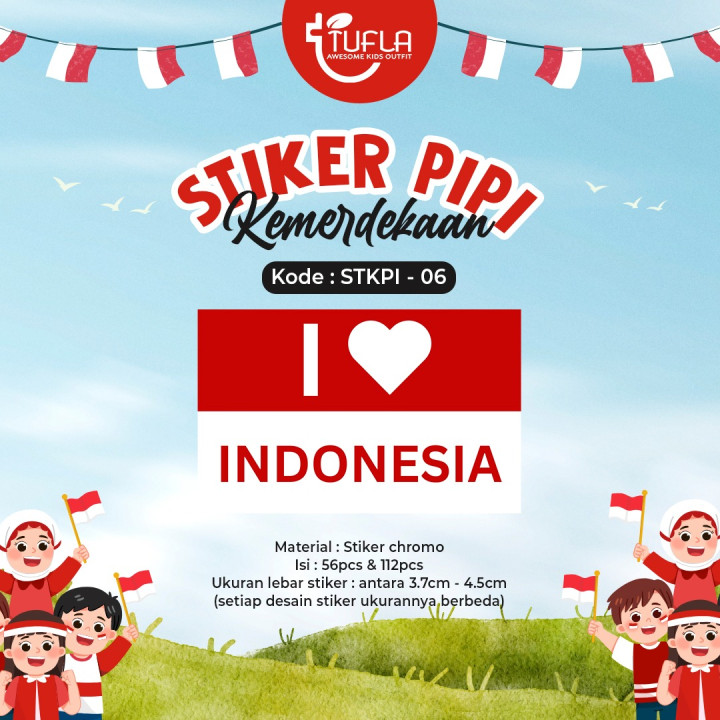 FAST PO STIKER PIPI KEMERDEKAAN
