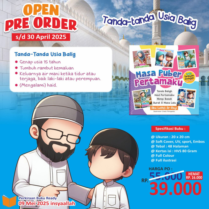 PO BUKU MASA PUBER PERTAMAKU BY AS-SALAM KIDS
