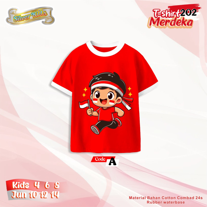 PO SILVERKIDS T-SHIRT MERDEKA 202