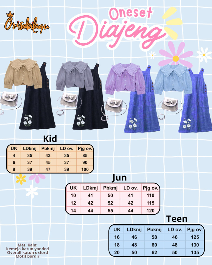 PO DIAJENG ONESET (KIDS) BY ORISABILAQU
