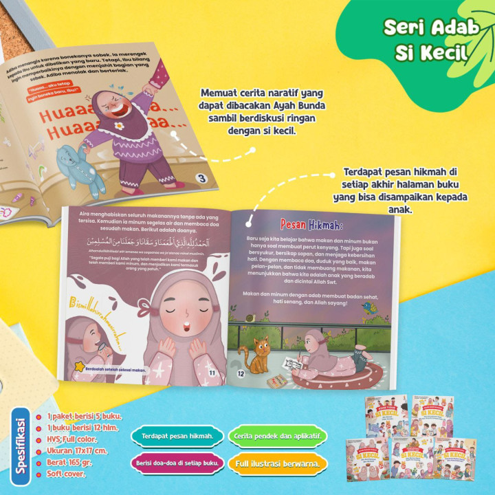 PO BUKU SERI ADAB SI KECIL (PAKET 5) BY RANAH