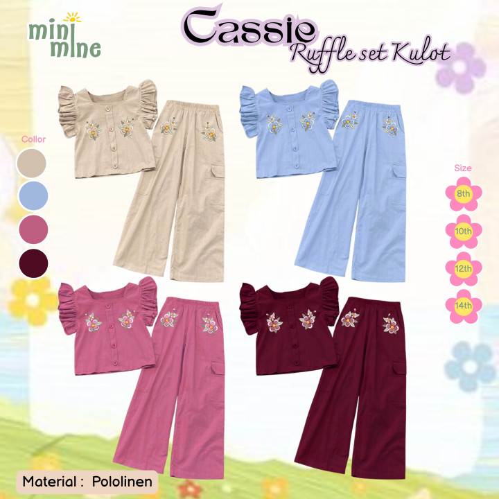 CASSIE RUFFLE SET KULOT BY MINIMINE