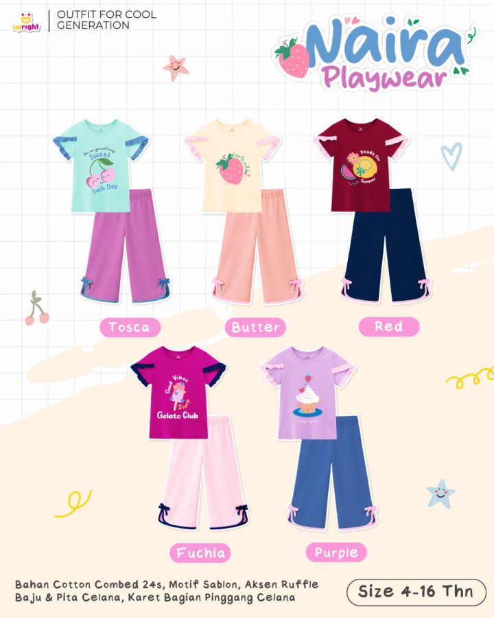 PO NAIRA PLAYWEAR BY UPRIGHT 