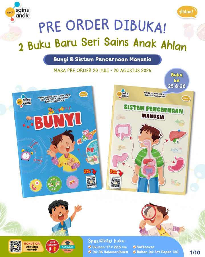 PO SERI SAINS ANAK BUNYI DAN SISTEM PENCERNAAN MANUSIA
