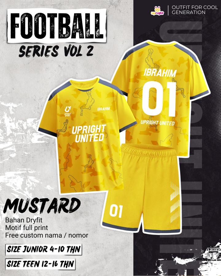 PO FOOTBALL SERIES BATCH 2 BY UPRIGHT KIDS APPAREL