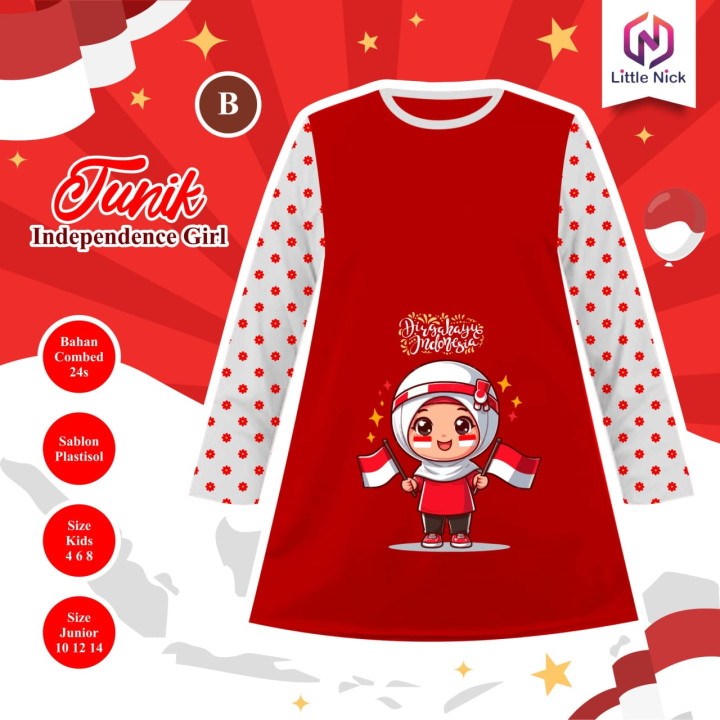 PO TUNIK INDEPENDENCE GIRL BY LITTLE NICK