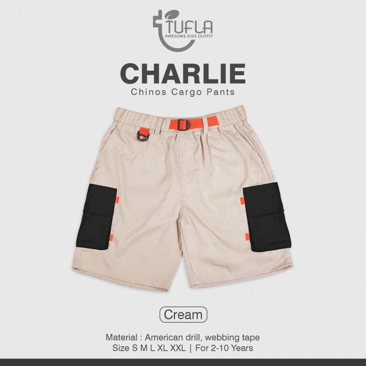 PO CHARLIE CHINOS CARGO PANTS BY TUFLA