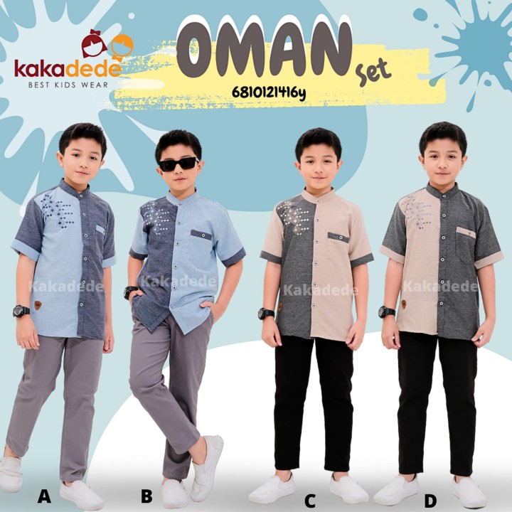 PO OMAN SET (6-10) BY KAKADEDE