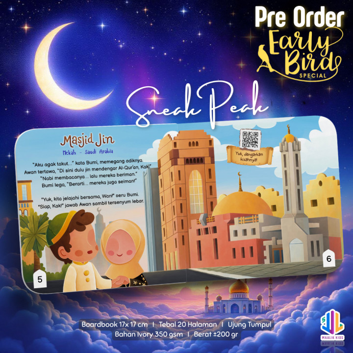 PO BUKU PETUALANGAN BUMI DAN AWAN BY MAALIK KIDS