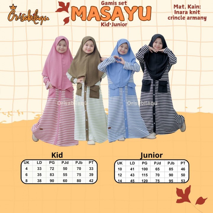 READY STOK  GAMIS SET MASAYU BY ORISABILAQU