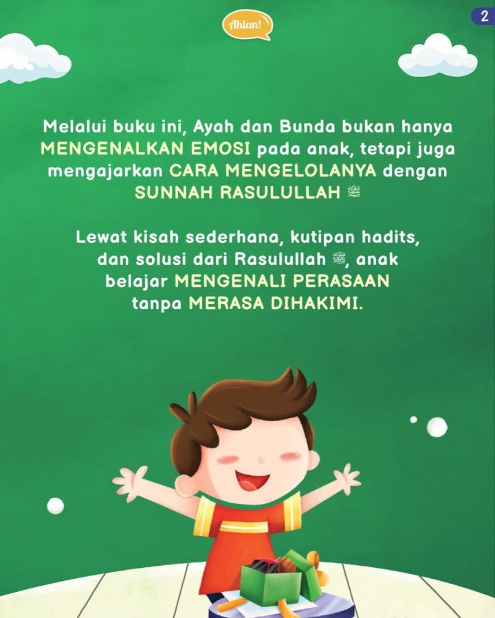 PO BUKU PO ANAK MUSLIM BELAJAR EMOSI - AHLAN