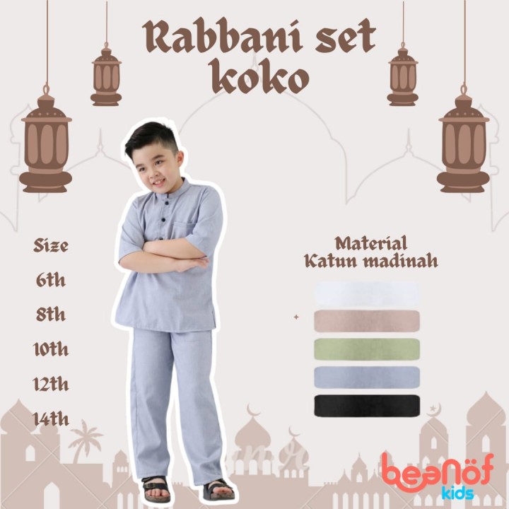 RABBANI SETELAN KOKO BY BEANOF KIDS