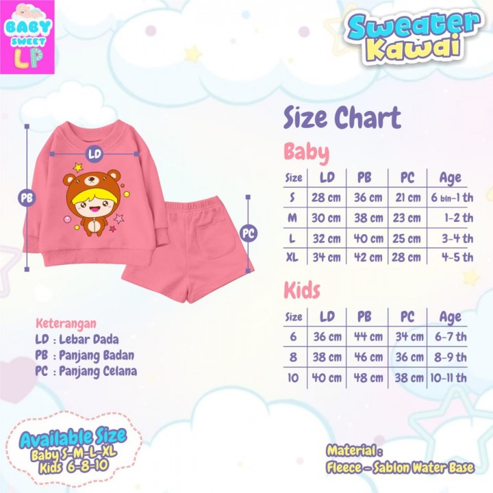 SWEATER KAWAI BY BABY SWEET LP