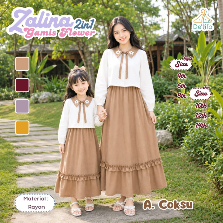 PO ZALINA 2IN1 GAMIS BY DELIFA