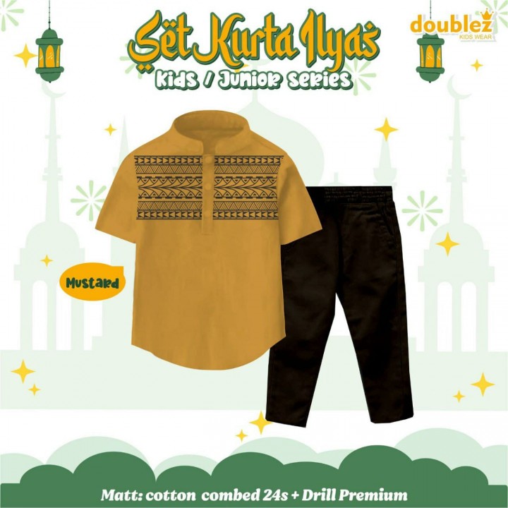 SET KURTA ILYAS BY DOUBLEZ