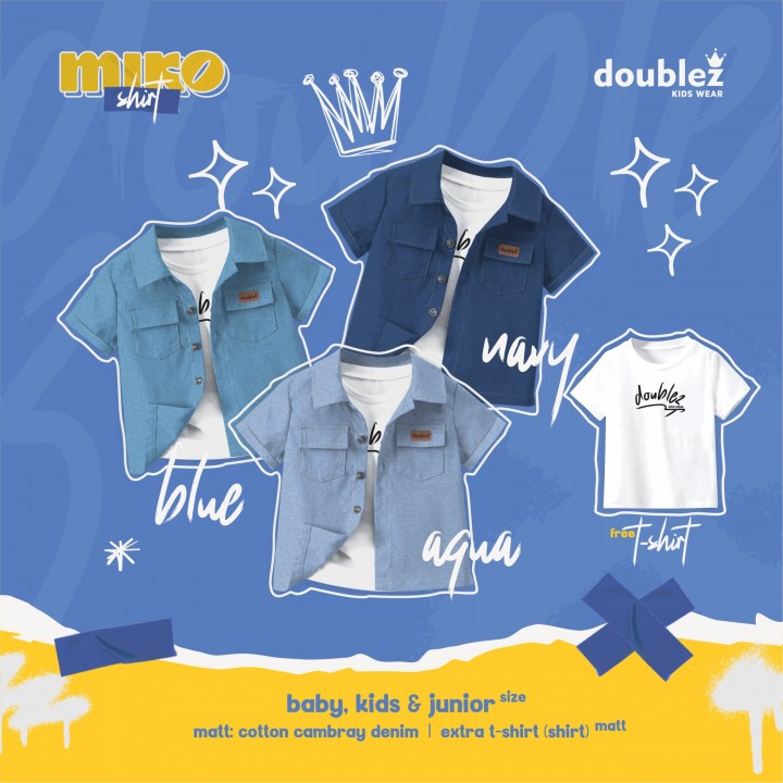 PO MIKO SHIRT (BABY KIDS) BY DOUBLEZ