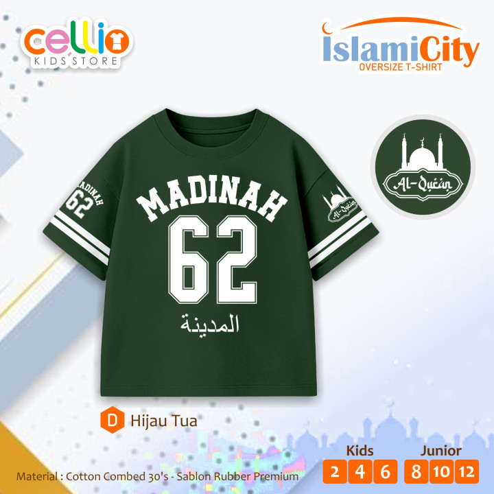 PO CELLIO TSHIRT OVERSIZE ISLAMI CITY