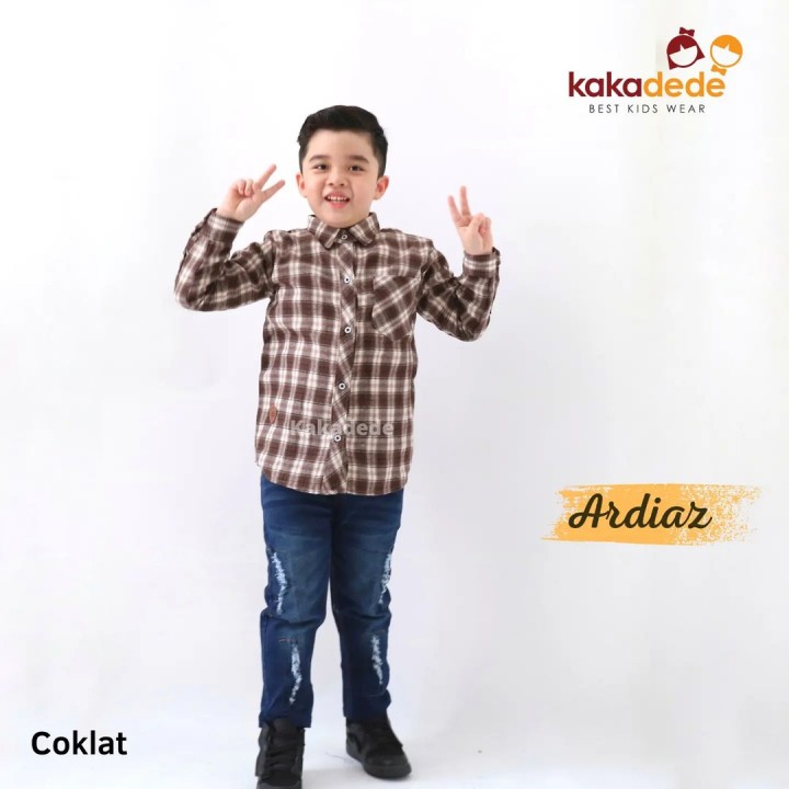 KEMEJA FLANEL PANJANG ARDIAZ BY KAKADEDE