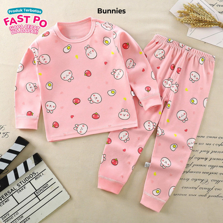 FAST PO HAPPY NAP TODDLER PAJAMAS