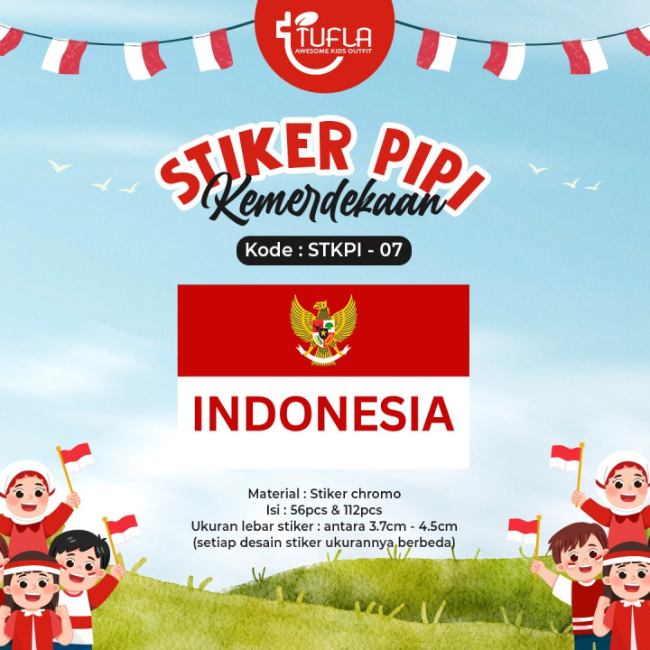 FAST PO STIKER PIPI KEMERDEKAAN