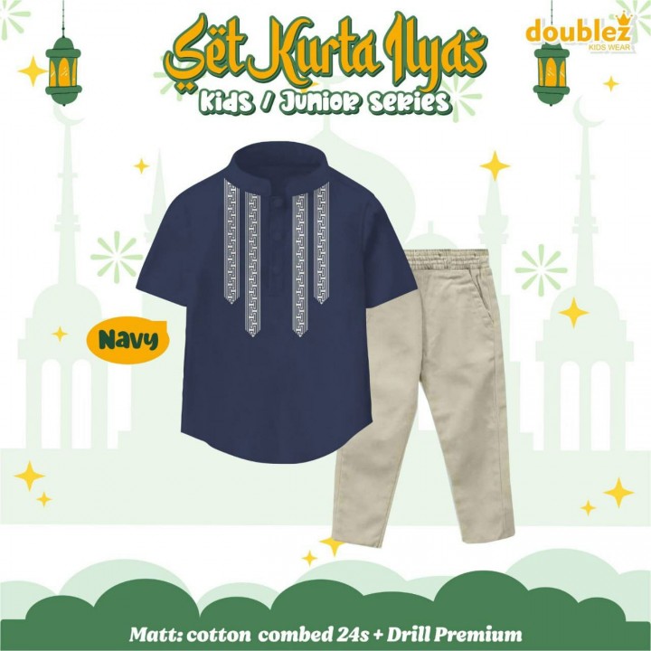 SET KURTA ILYAS BY DOUBLEZ