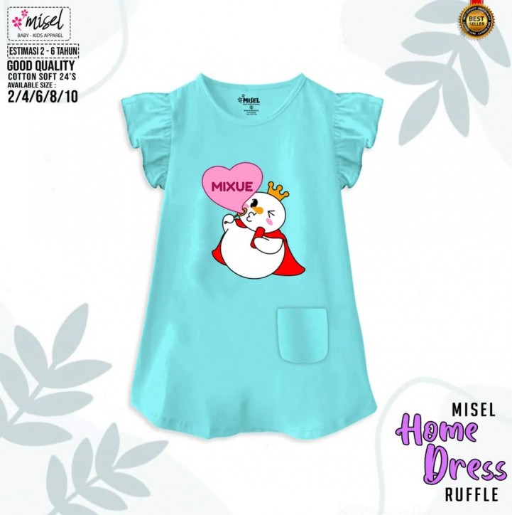MISEL HOME DRESS RUFFLE