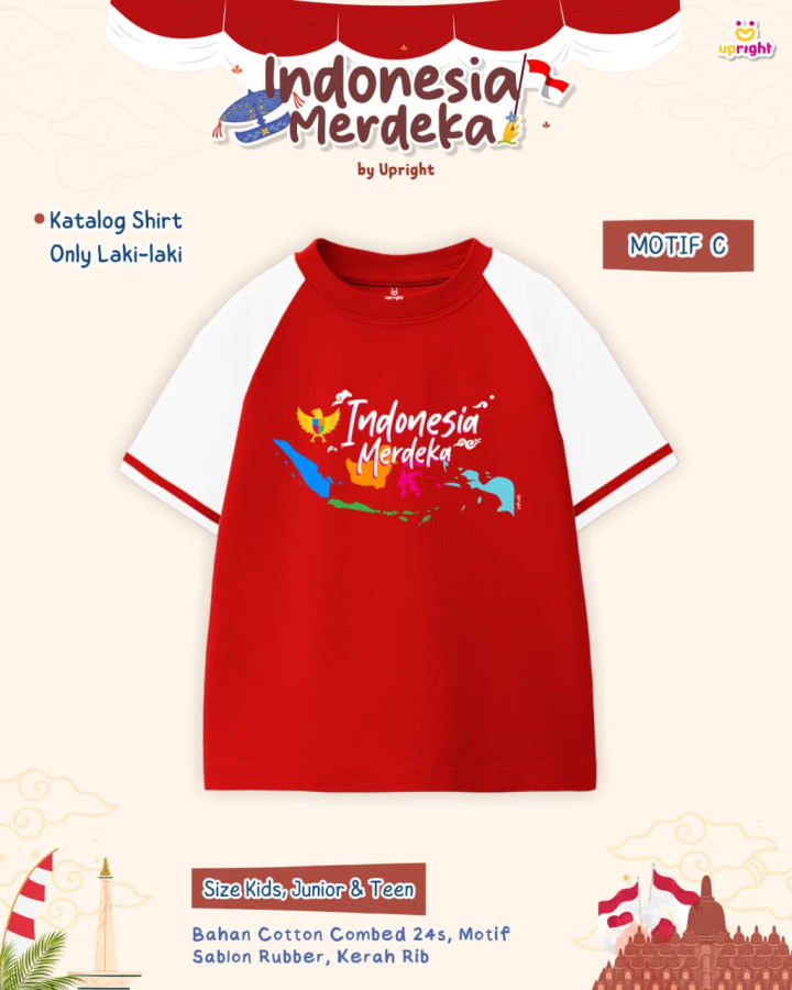 PO INDONESIA MERDEKA SERIES 2026 TSHIRT BY UPRIGHT