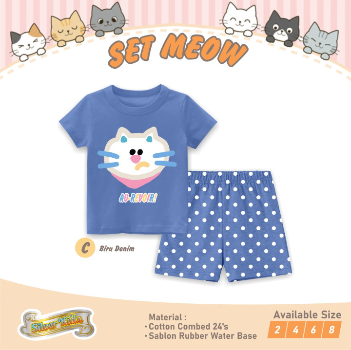 PO SET MEOW BY SILVER KIDS