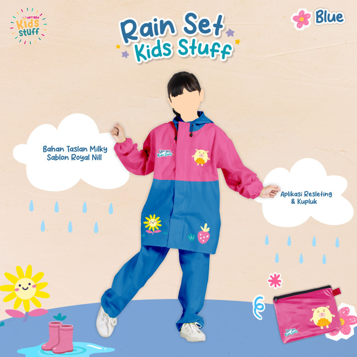 PO RAIN SET BY UPRIGHT KIDS STUFF