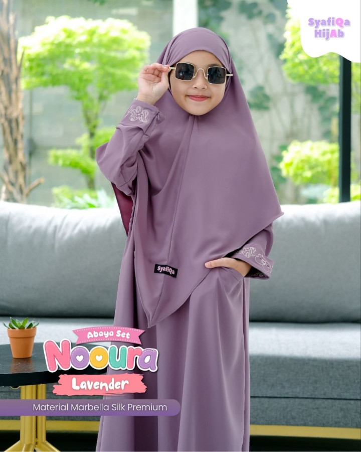 PO ABAYA SET NOURA BY SYAFIQA HIJAB