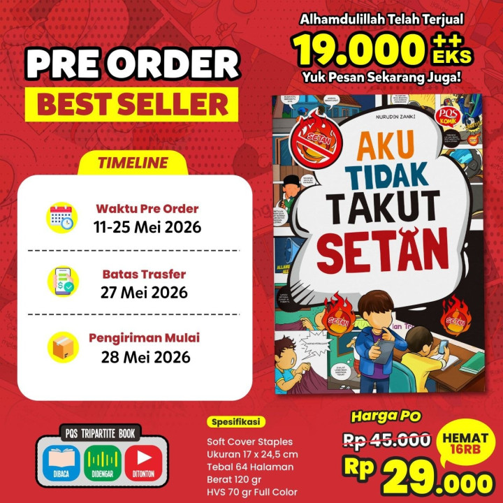 PO KOMIK “AKU TIDAK TAKUT SETAN