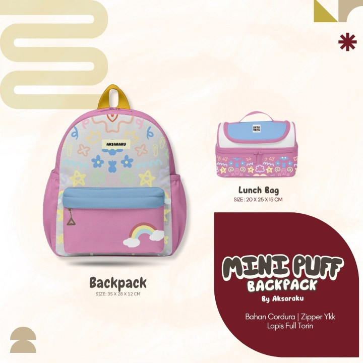 PO MINI PUFF BACKPACK BY AKSARAKU