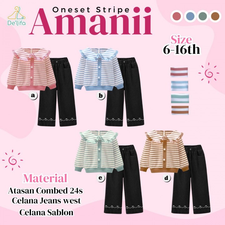 PO ONESET STRIPED AMMANI BY DE LIFA