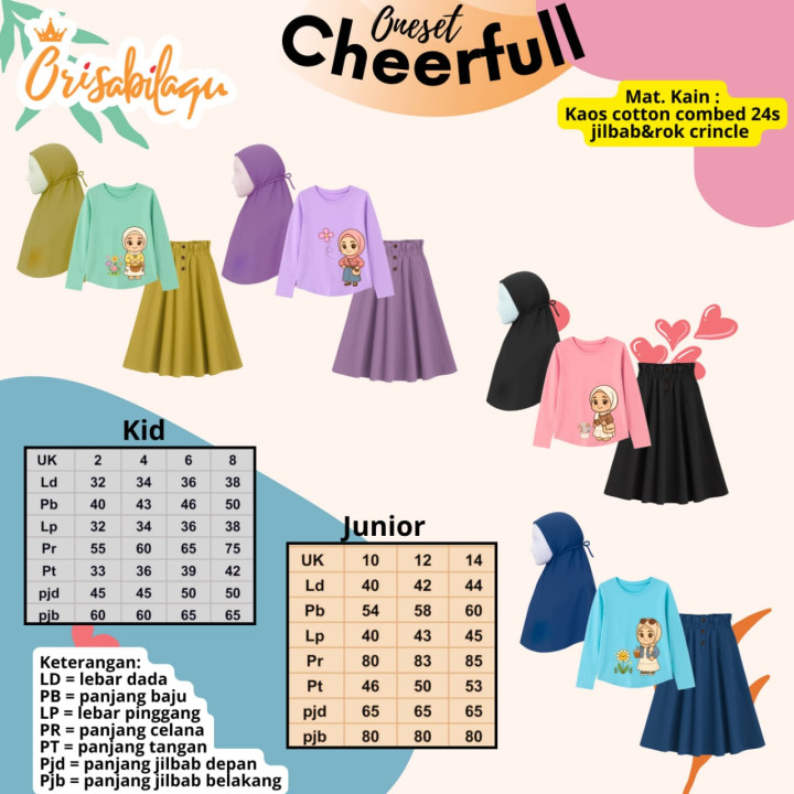 PO CHEERFULL SET 3IN1 BY ORISABILAQU