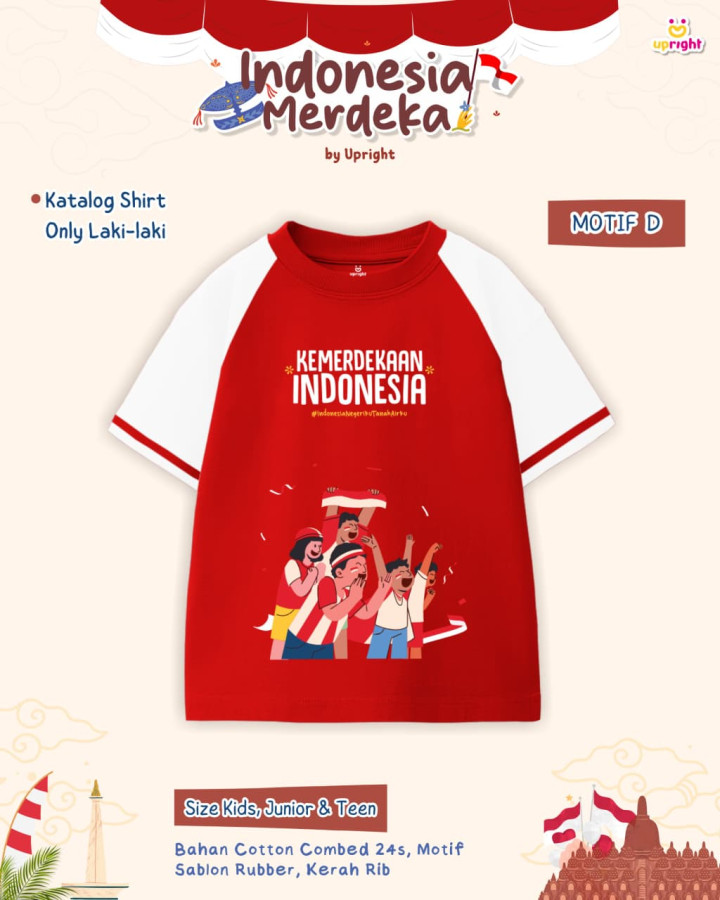 PO INDONESIA MERDEKA SERIES 2026 TSHIRT BY UPRIGHT