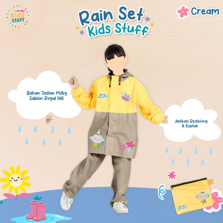 PO RAIN SET BY UPRIGHT KIDS STUFF
