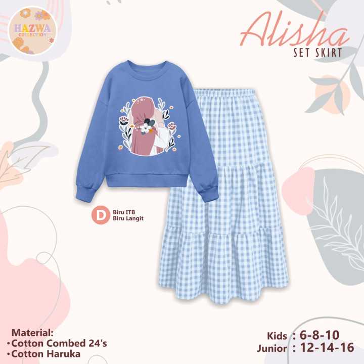 PO SET SKIRT ALISHA BY HAZWA