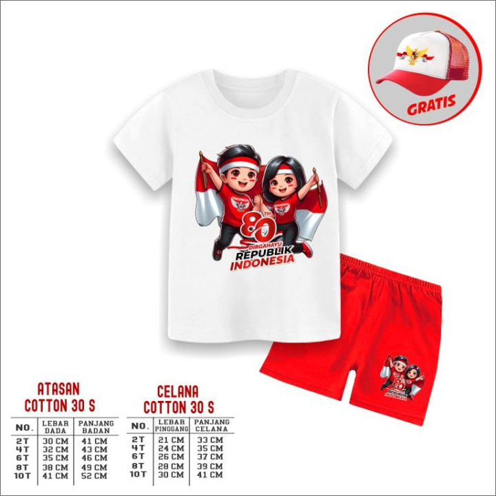 PO SETELAN KEMERDEKAN BY PIPO KIDSWEAR