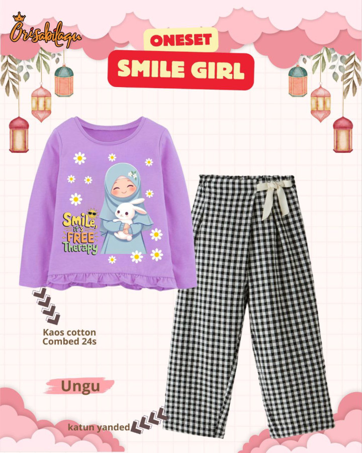 PO ONESET SMILE GIRL (KIDS) BY ORISABILAQU