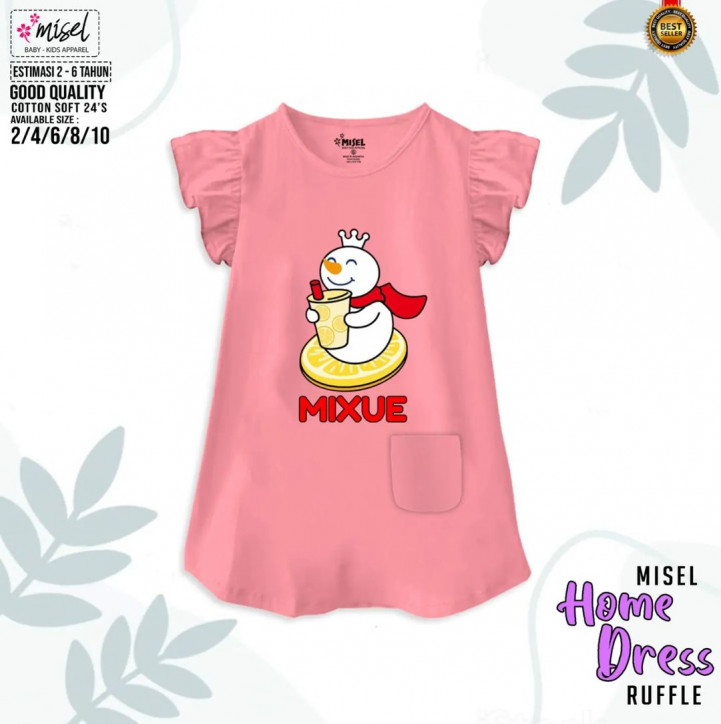 MISEL HOME DRESS RUFFLE