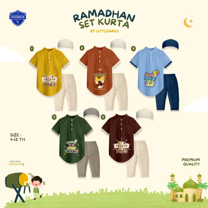 PO RAMADHAN SET KURTA BT LITTLE ARKS