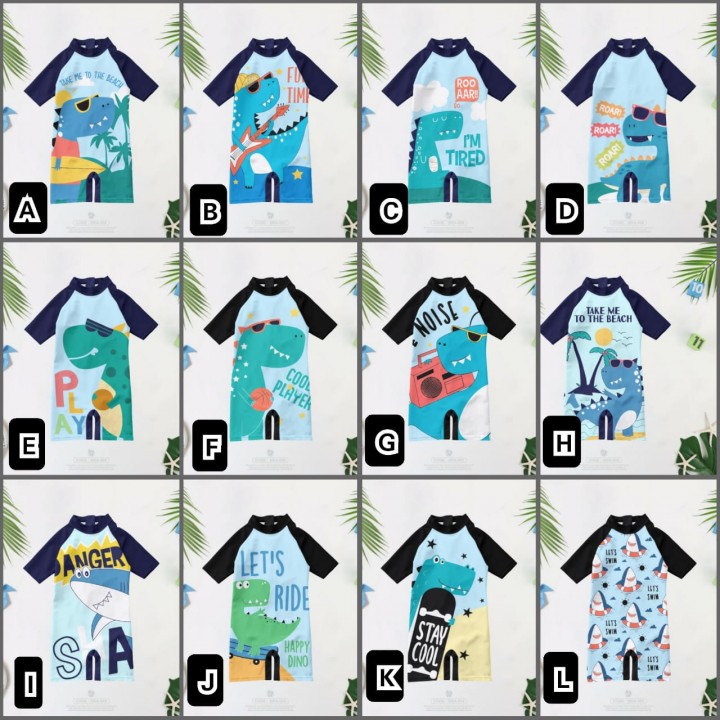 FAST PO LOLLY DIVING BAJU RENANG - DINO SERIES