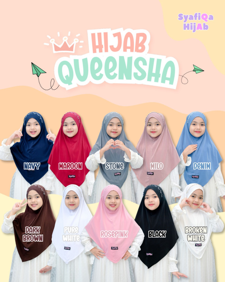 PO HIJAB QUEENSHA (NON CIPUT) BY SYAFIQA