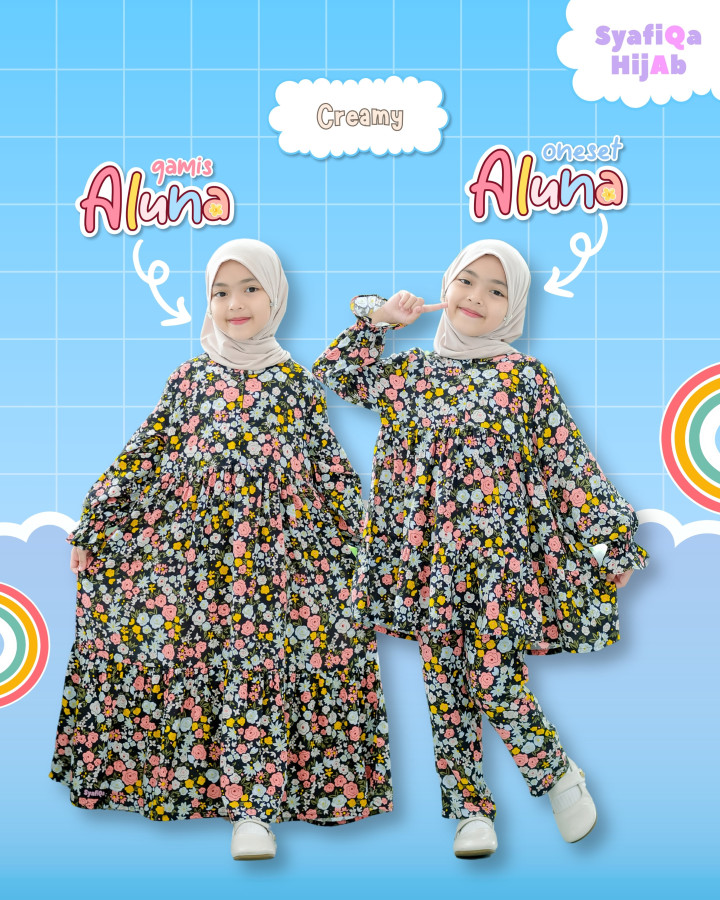PO GAMIS ALUNA BY SYAFIQA