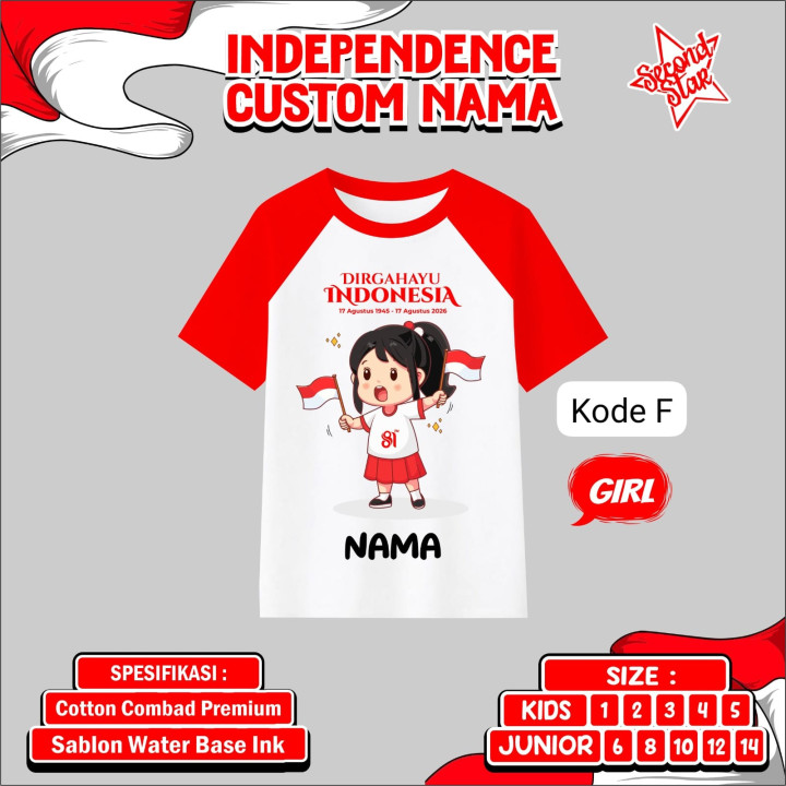 PO SECOND STAR INDEPENDENCE CUSTOM NAMA