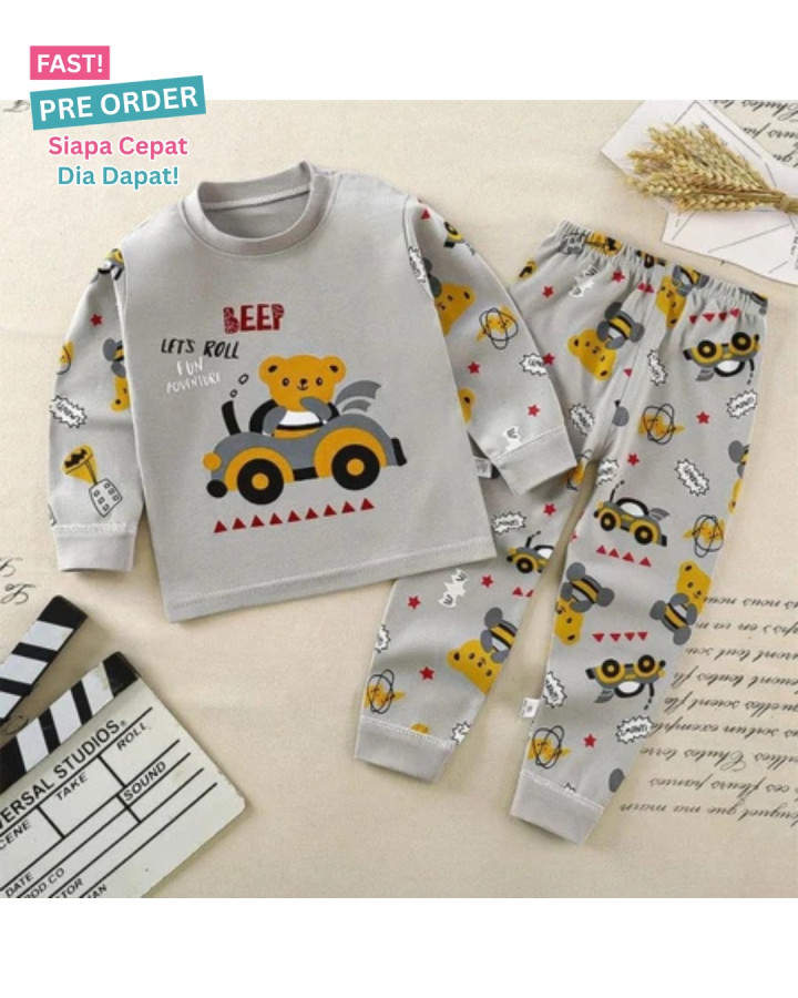FAST PO HAPPY NAP TODDLER PAJAMAS (Series 2 )
