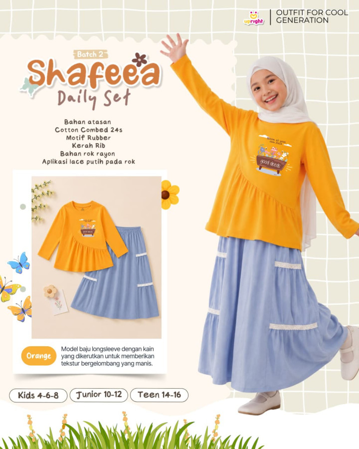 PO SHAFEEA DAILY SET BATCH 2 BY UPRIGHT